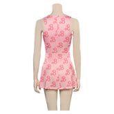 Movie Barbie 2023 Margot Robbie Barbie Yoga Dress Bodysuit Outfits Cosplay Costume Halloween Carnival Suit